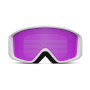 Gogle narciarskie Giro Index 2.0 White Wordmark Amber