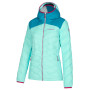 Kurtka damska La Sportiva Deimos Down Jkt W niebieski/jasnoniebieski Turquoise/Crystal