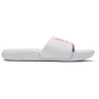 Kapcie damskie Under Armour W Ansa Fix SL biały HaloGray/HaloGray/StellarPink