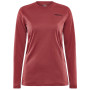 Damska koszulka Craft Core Warm Baselayer Ls czerwony Astro