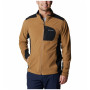 Męska bluza Columbia Klamath Range™ Full Zip brązowy/czarny Delta, Black