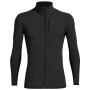 Męska bluza Icebreaker Descender LS Zip ciemnoszary jet heather/black