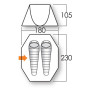 Namiot Vango Pop 200DS