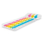 Nadmuchiwany leżak Intex Rainbow Mat biały