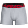 Męskie bokserki Under Armour Tech 3in 2 Pack zarys Mod Gray Light Heather / / Jet Gray Light Heather