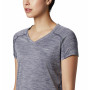 Koszulka damska Columbia Zero Rules zarys Nocturnal Heather