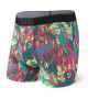 Bokserki Saxx Quest Boxer Brief Fly czerwony/szary GreenVividForest