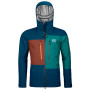 Kurtka męska Ortovox 3L Deep Shell Jacket niebieski PetrolBlue