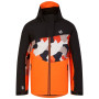 Dziecięca kurtka zimowa Dare 2b Humour II Jacket pomarańczowy Puffins Orange Geo Camo/Black