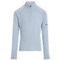 Dziecięca koszulka Icebreaker K 260 Tech LS Half Zip jasnoniebieski Zinc Blue