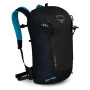 Plecak Osprey Mutant 22 II, Blue Fire czarny BlackIce