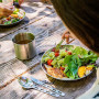 Sztućce GSI Outdoors Glacier Stainless 3 Pc. Ring Cutlery