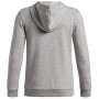 Bluza dziecięca Under Armour RIVAL LW 1/4 ZIP HOODIE Gray