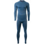 Męska bielizna termoaktywna Hi-Tec Zareen set niebieski DarkDenim/CopelBlue