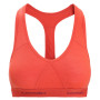 Sportowy biustonosz Icebreaker Women Sprite Racerback Bra ceglasty Vibrant Earth
