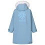 Płaszcz nieprzemakalny dziecięcy Regatta Junior Waterproof Changing Robe Pro Grey Mirage