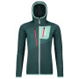 Bluza damska Ortovox Fleece Grid Hoody W's 2023 ciemnoniebieski Dark Pacific