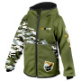 Dziecięca kurtka softshellowa WAMU Khaki khaki KHAKI
