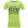 T-shirt dziecięcy Alpine Pro Monco zielony lime green