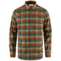 Koszula męska Fjällräven Lappland Stretch Flannel Shirt M zielony/brązowy Laurel Green-Autumn Leaf