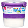 Pudełko na jedzenie Sistema Round Lunch Stack TO GO 965ml fioletowy