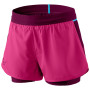 Szorty damskie Dynafit Alpine Pro W 2/1 Short bordowy Flamingo