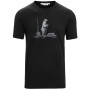 Męska koszulka Icebreaker Men Tech Lite II SS Tee Polar Paddle czarny Black