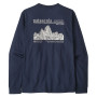 Koszulka męska Patagonia M's L/S MW Hut Tripper Skyline T-Shirt