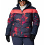 Kurtka zimowa damska Columbia Abbott Peak Insulated Jacket niebieski/różowy Nocturnal Lookup, Nocturnal, Neon Sun