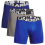 Męskie bokserki Under Armour Charged Cotton 6in 3 Pack ciemnoniebieski Bauhaus Blue/Versa Blue/Pewter