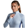 Damska koszulka Icebreaker Wom Mer 260 ZoneKnit LS Half Zip