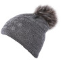 Czapka damska Sherpa Suzan ciemnoszary MelDarkGray