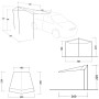 Wiata Outwell Fieldcrest Canopy