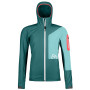 Bluza damska Ortovox Berrino Hooded Jacket W zielony pacific green
