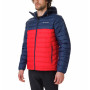 Kurtka męska Columbia Powder Lite Hooded Jacket czerwony/niebieski MountainRedCollegiateNavy