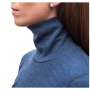 Damska koszulka Sensor Merino Bold Roll Neck dl.rukáv