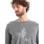 Koszulka męska Icebreaker Tech Lite II LS Tee Skiing Yeti
