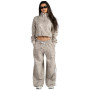 Bluza damska Nebbia Half-Zip Leopard Sweatshirt Primal