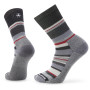 Skarpety męskie Smartwool Everyday Light Cushion Saturnsphere Crew szary/czerwony black