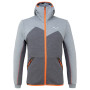 Męska bluza Salewa Solid Logo Dry M FZ HDY zarys PremiumNavyMelange/