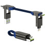 Kabel do ładowania i przesyłania danych Rolling Square inCharge X 6v1 niebieski blue