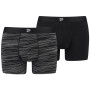 Męskie bokserki Puma Men Space Dye Boxer 2P zarys black