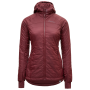Kurtka zimowa damska Silvini Cesi WJ1143 bordowy merlot