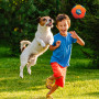 Zabawka dla psa Nerf Dog X-Weave Soccer Squeak Ball 12,5 cm
