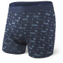 Bokserki Saxx Platinum Boxer Brief Fly szary/niebieski NavyKimono