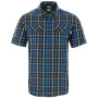 Koszula męska The North Face S/S Pine Knot niebieski EuBlueWingTealPlaid