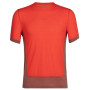 Koszulka męska Icebreaker Men ZoneKnit™ SS Tee czerwony lava/grape/cb