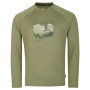 Koszulka męska Dare 2b Righteous III LS Tee zielony Oil Green (F2D)