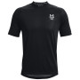 Koszulka męska Under Armour Armourprint SS czarny Black / / Halo Gray