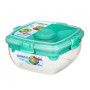 Pojemnik na sałatkę Sistema Salad To Go 1,1L turkusowy mint